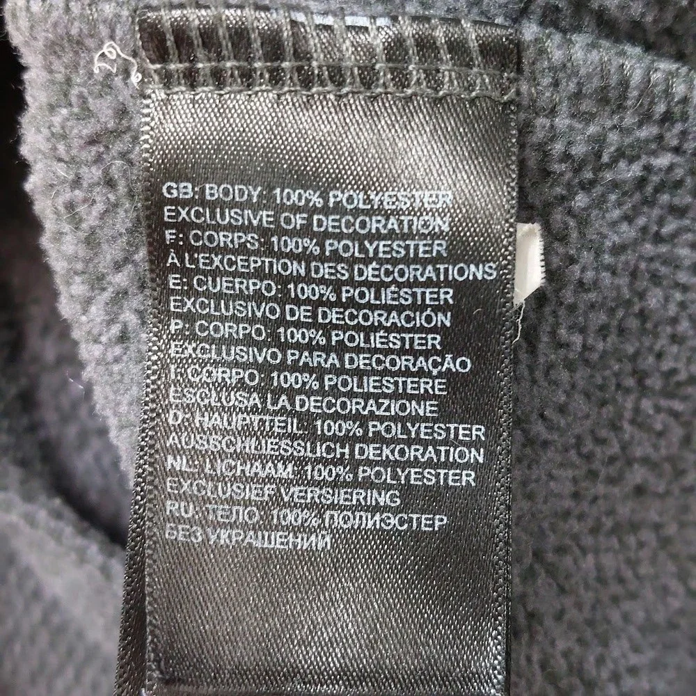 The North Face Quarter Zip Fleece Men's XXL Gray 1/4 Zip Pullover Sweater